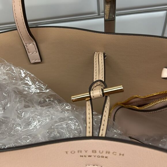 Tory Burch Blush Large Tote with Pouch - Picture 6 of 14